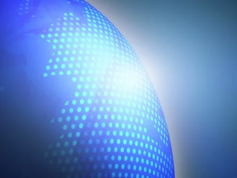 Animated globe network Stock Footage 76553082
