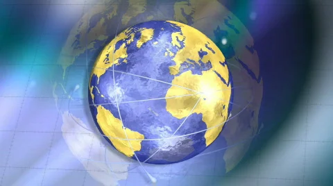 Animated Globe Transparent Background for Production 스톡 동영상 454091