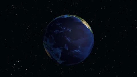 Animated Globe Zooming into Fallujah Iraq with Geographic Data Overlay Stock Footage 338327825