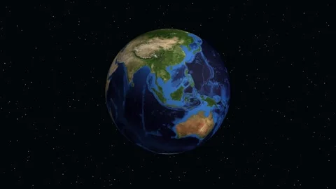 Animated Globe Zooming into La Rioja Argentina with Location Data Stock Footage 339827701