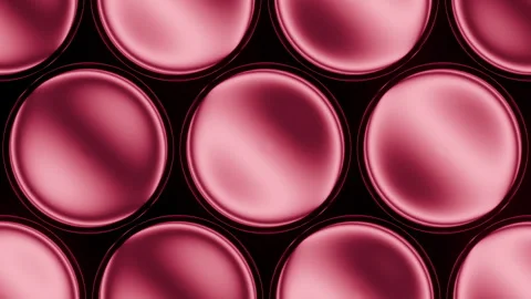 Animated glossy rose gold bubbles texture motion background Stock Footage 340005547