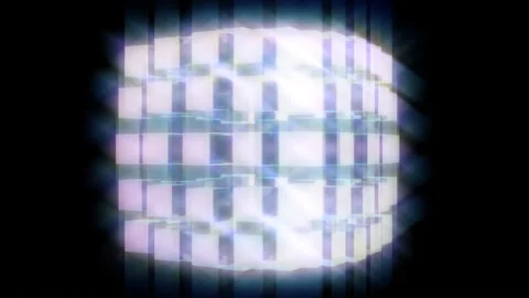 Animated glowing 3d cube transformation, color square shapes unmaking cube and Stock Footage 146347038