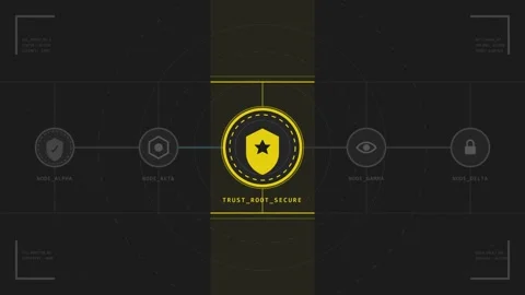 Animated Glowing Circular Process Icon with Dynamic Core Light Effect Stock Footage 339387415