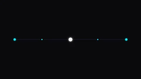 Animated Glowing Dot Motion Across Black Background Vídeos de archivo 339385021