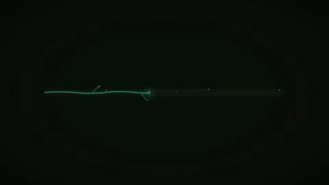 Animated Glowing Green Progress Loading Bar Sequence With Growth Markers Vídeos de archivo 332935413