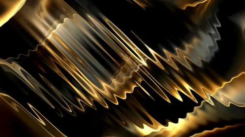 Animated gold background with glass refraction effect Stock Footage 334734603