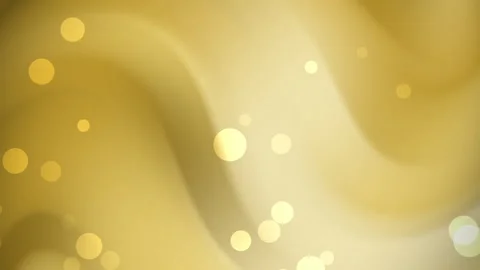 Animated gold gradient background with bokeh lights and wavy shadows Stock Footage 327837227