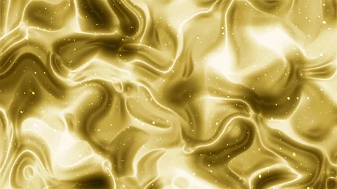Animated gold gradient background fluid waves of light moving mysteriously Stock Footage 327837539
