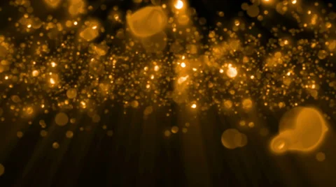 Animated golden particles Video stock 50523216