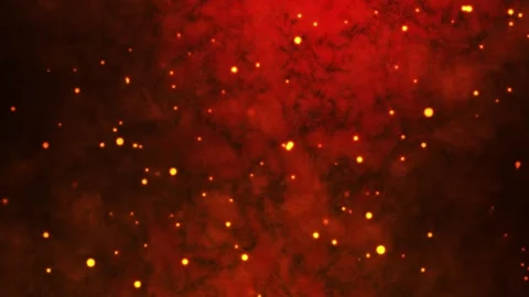 Animated golden star particles with dark red gradient background animation Stock Footage 302072017