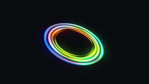 Animated gradient circle Stock Footage 248304138