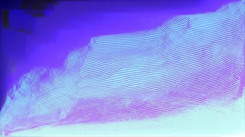 Animated gradient colors Screen pixel waves, LOOP Stockbeeldmateriaal 118228401