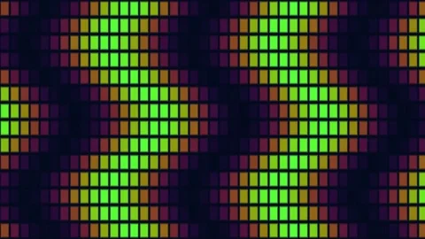 Animated Gradient Equalizer Display Seamless Loop Stock Footage 341842348