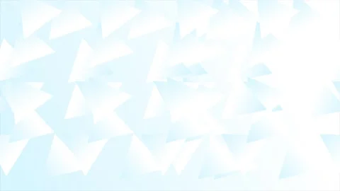 Animated gradient light blue clean background with triangular geometric Stock Footage 316694778