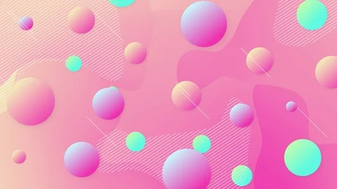 Animated Gradient Liquid ball Background Stock Footage 125855282
