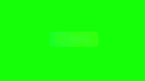 Animated gradient share button overlay elements isolated against vibrant green 스톡 동영상 344646848