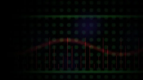 Animated graph with colorful data trend. Stock Footage 335104393