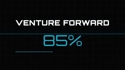 Animated Graph: Percentage Progress Indicator for Business Data Visualization Stock Footage 337501283