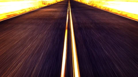 Animated Graphic of a Gritty Textured Road Video stock 49482664