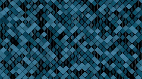 Animated graphic pattern of rhombus shapes, blue tint. Background composed of Stock Footage 117481723