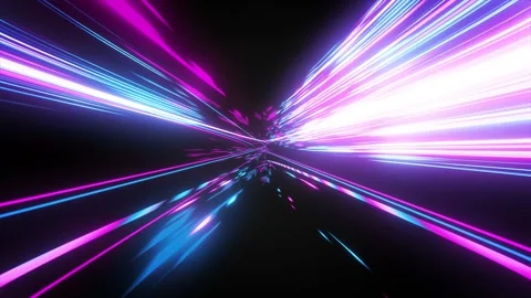 Animated Graphics of a Vibrant Stargate Moving Rapidly Through Space Stock Footage 280379579