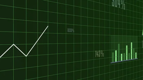 Animated Graphs And Data Stock Footage 98803011