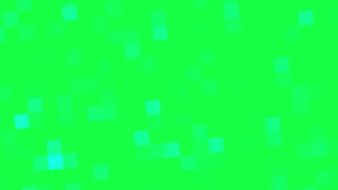 Animated Green background with scattered white squares Stock Footage 284190147