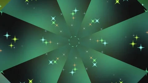 Animated green background with starry night effect Stock-Footage 330511170