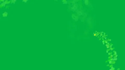 Animated green magic splash on green screen ideal for VFX animation Stock Footage 308867803