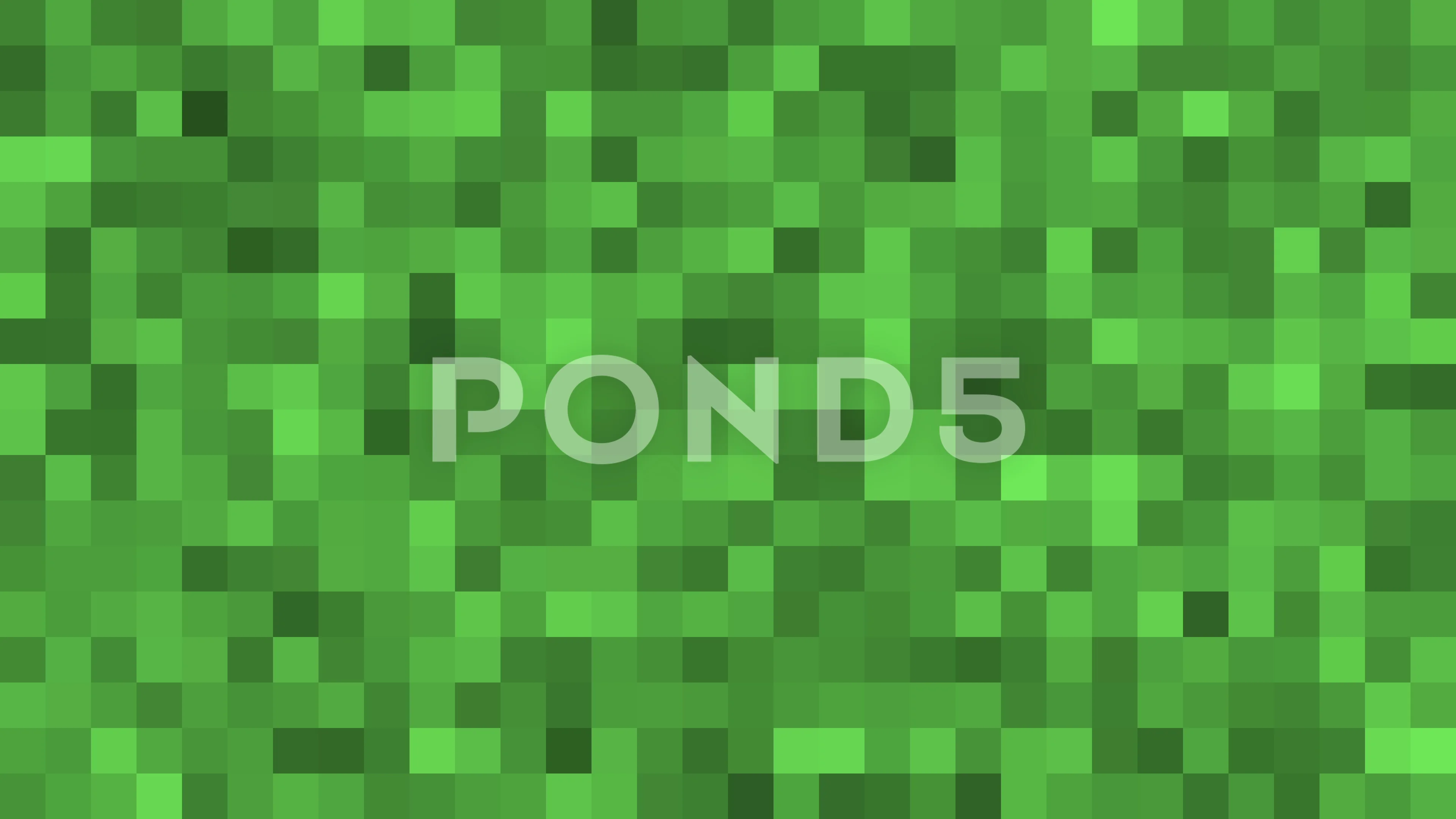 Animated green pixel grass background. T... | Stock Video | Pond5