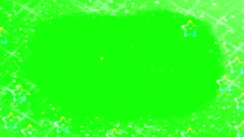 Animated green screen background with glowing stars and sparkling light Stock-Footage 337465406