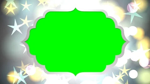 Animated green screen chroma key stylish window bokeh Stock Footage 82883960