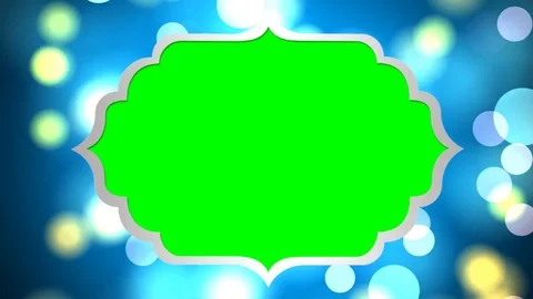 Animated green screen chroma key stylish window bokeh Video stock 82899787