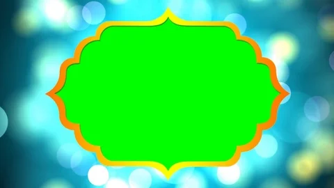 Animated green screen chroma key stylish window bokeh Stock Footage 82900508