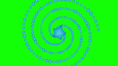 Animated Green Screen on Green Screen Background Horizontal 16:9 Video stock 339331260