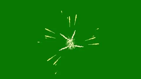 Animated Green Screen Sparkle Explosion. 4K Ready to Use Motion Graphics Footage Stock Footage 316474249