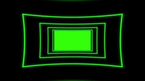 Animated green screen tunnel loop stock footage Stock-Footage 318589623