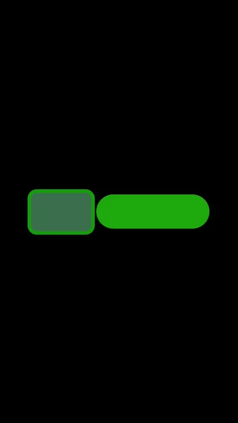 Animated green slider toggle with 100 percent save text on black background.. Stock Footage 321722845
