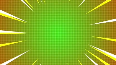 Animated Green Yellow Comic Background Stock Footage 318257567