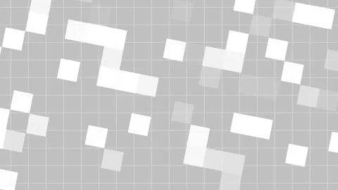 Animated Grey Background Square White Stock Footage 284190127