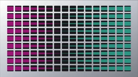 Animated grid background with color changing squares Stock Footage 346156982