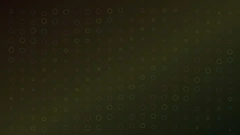 Animated grid of colorful glowing circles on a dark gradient background cre.. Stock Footage 340552497