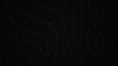 Animated Grid with Glowing Dots on Dark Background for Tech Presentations Stock Footage 344719482