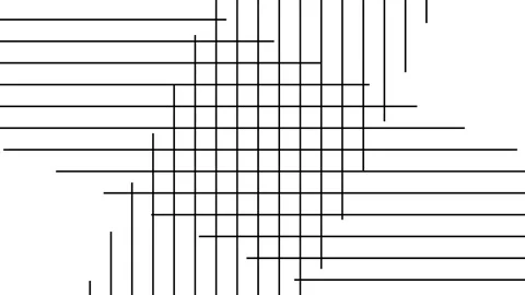 Animated grid line background Stock Footage 298829361