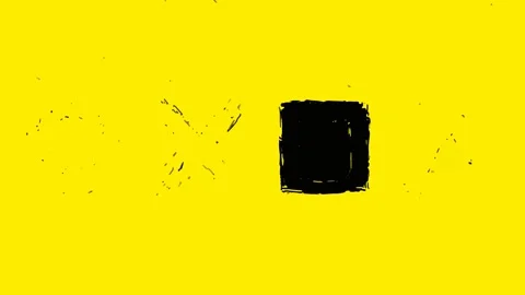 Animated grunge brush stroke gaming symbols Stock Footage 334786847