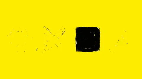 Animated grunge brush stroke gaming symbols Stock Footage 334786849