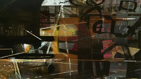 Animated Grunge Texture Frame Stock Footage 300990556