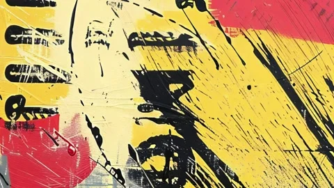 Animated Grunge Texture Layer Stock Footage 300828743