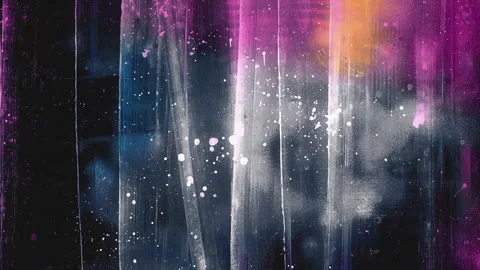 Animated Grunge Texture Overlay Spray Painted Stripes Background Stock Footage 264132145