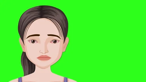 Animated Guide to Conjunctivitis Types in Young Girl 動画素材 317212580